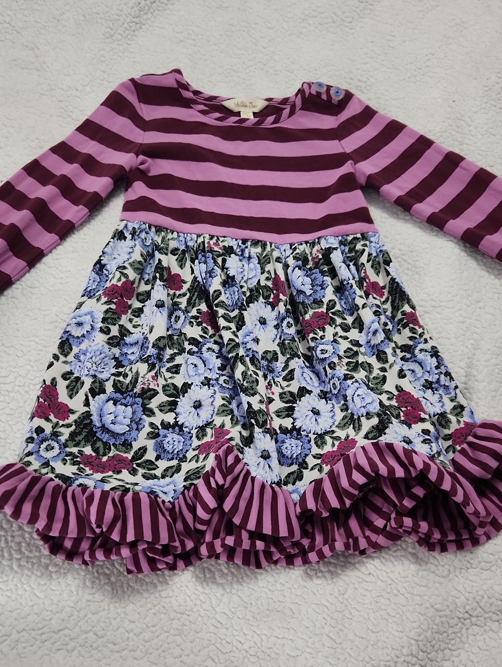 Matilda Jane floral ruffle dress Size 4